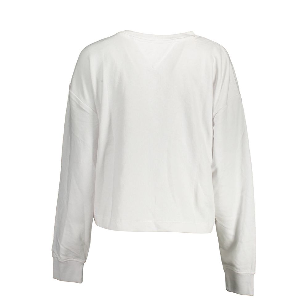Suéter Tommy Hilfiger de algodón blanco para mujer