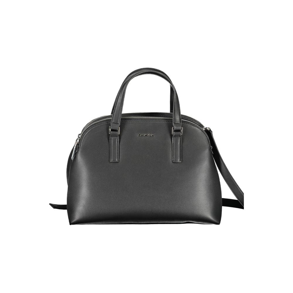 Bolso de mano de poliéster negro de Calvin Klein