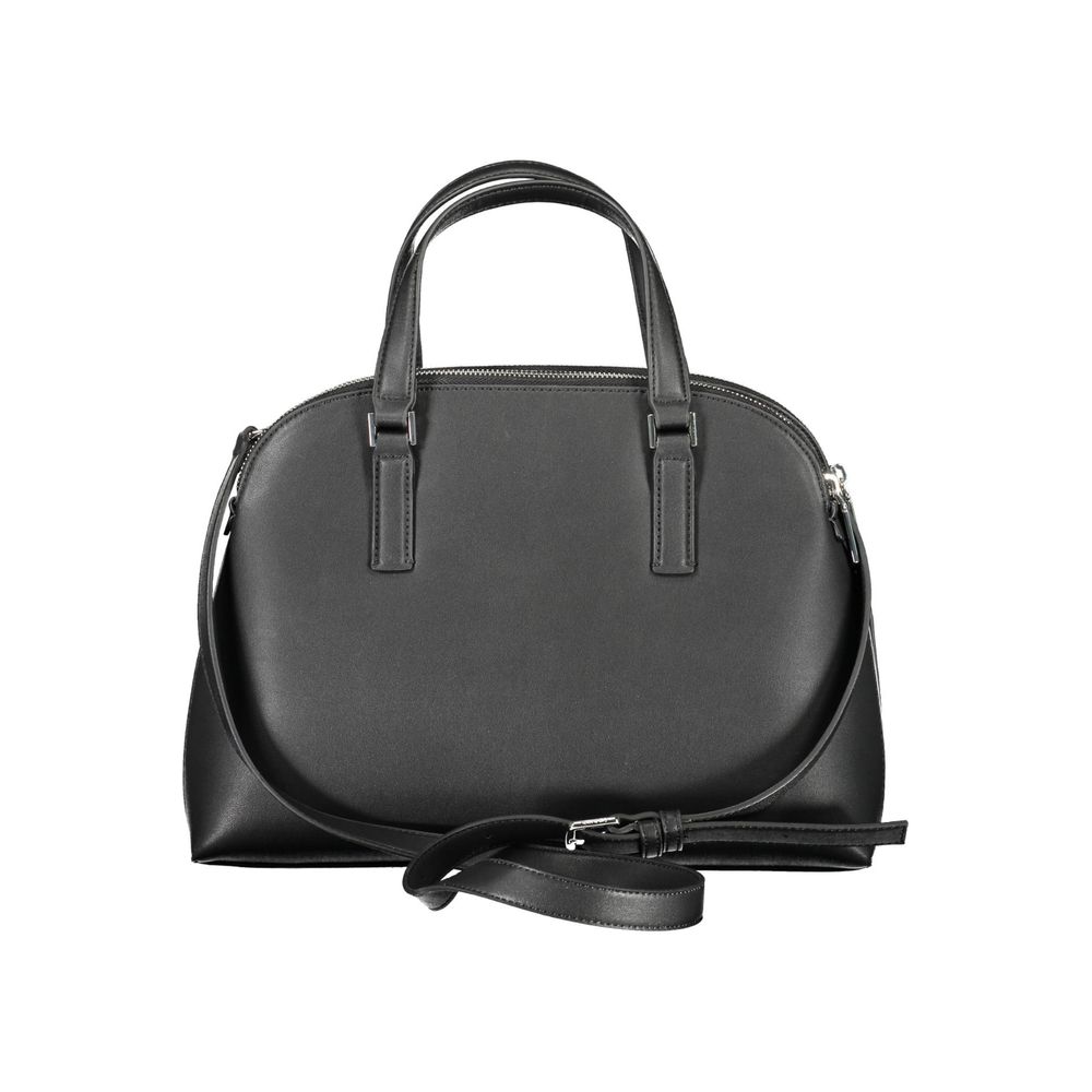 Bolso de mano de poliéster negro de Calvin Klein