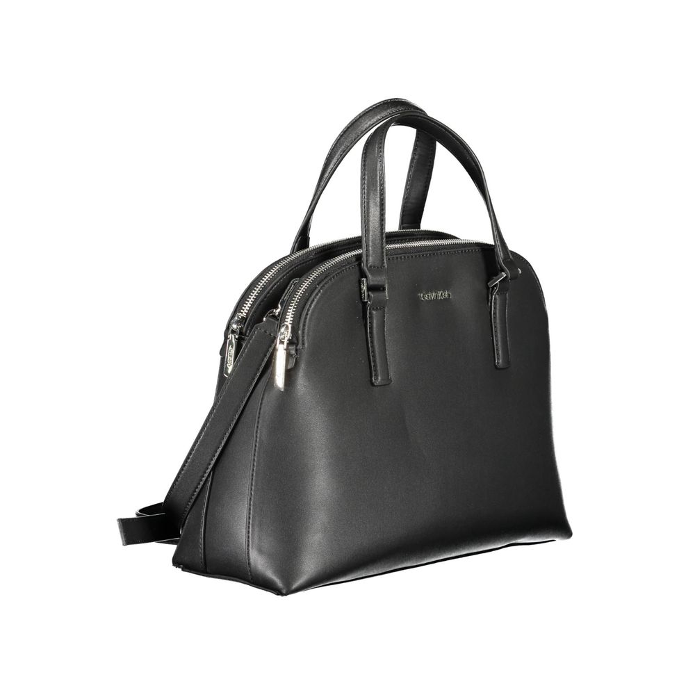 Bolso de mano de poliéster negro de Calvin Klein
