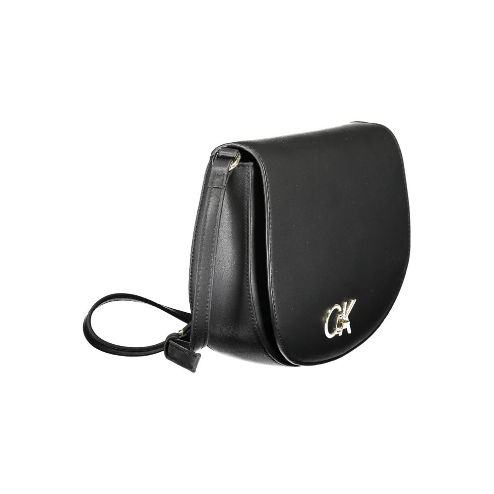 Bolso de mano de poliéster negro de Calvin Klein