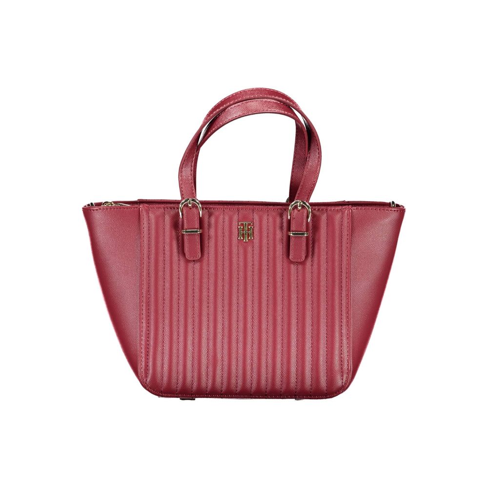 Bolso de polietileno rojo Tommy Hilfiger