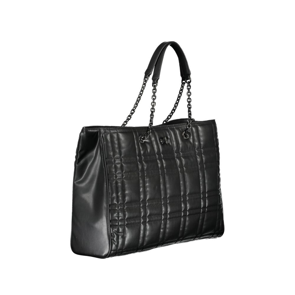 Bolso de mano de poliéster negro de Calvin Klein