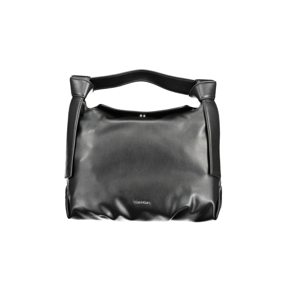 Bolso de mano de poliéster negro de Calvin Klein