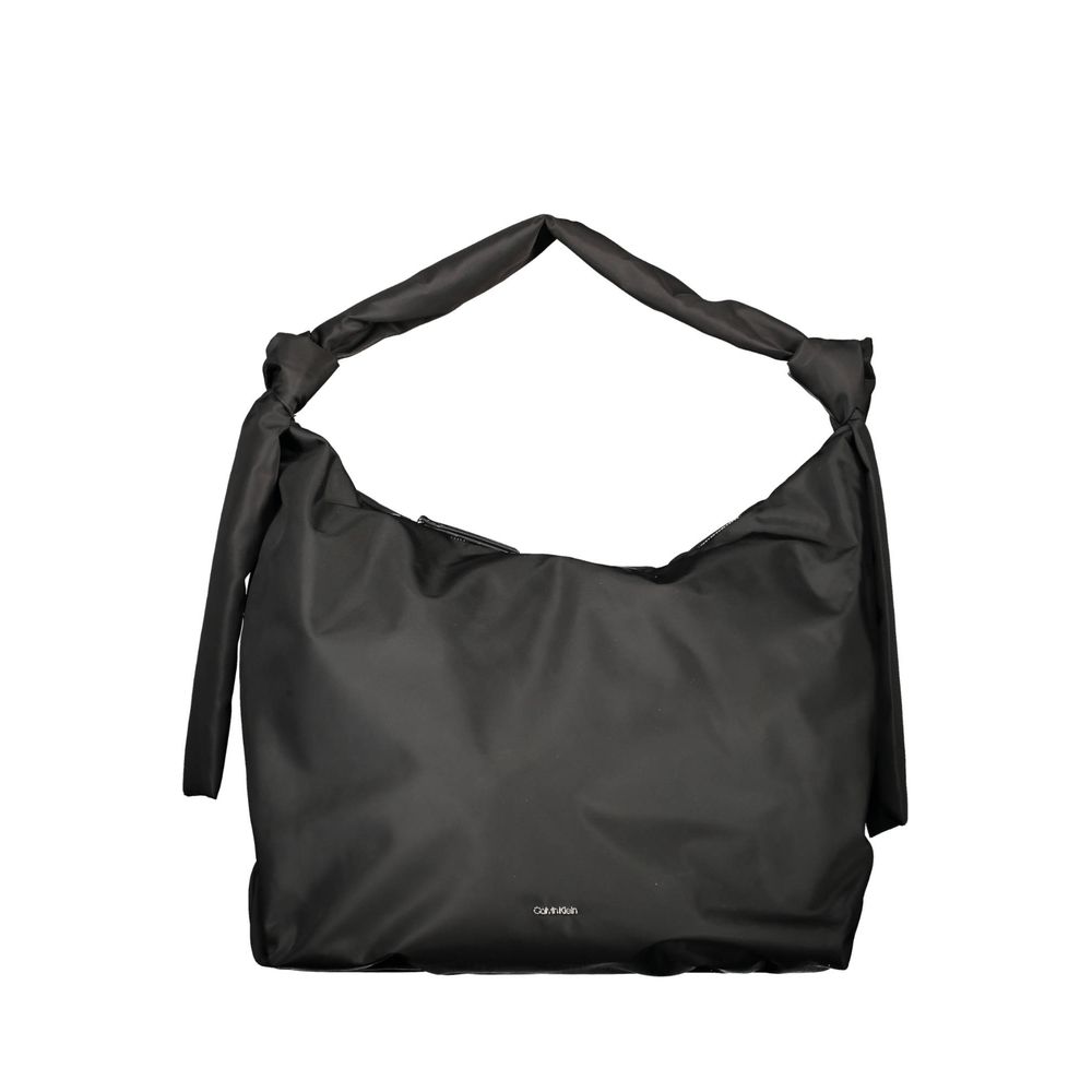 Bolso de mano de poliéster negro de Calvin Klein