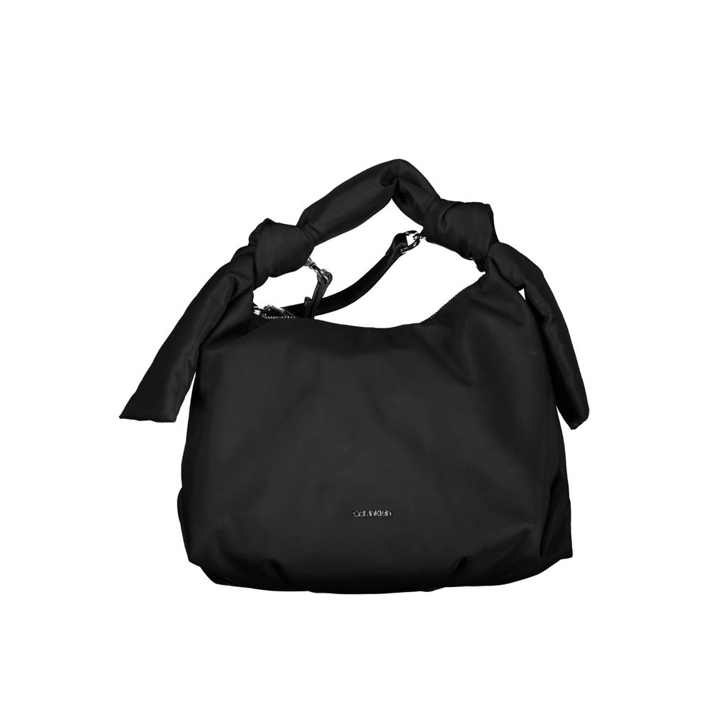 Bolso de mano de poliéster negro de Calvin Klein