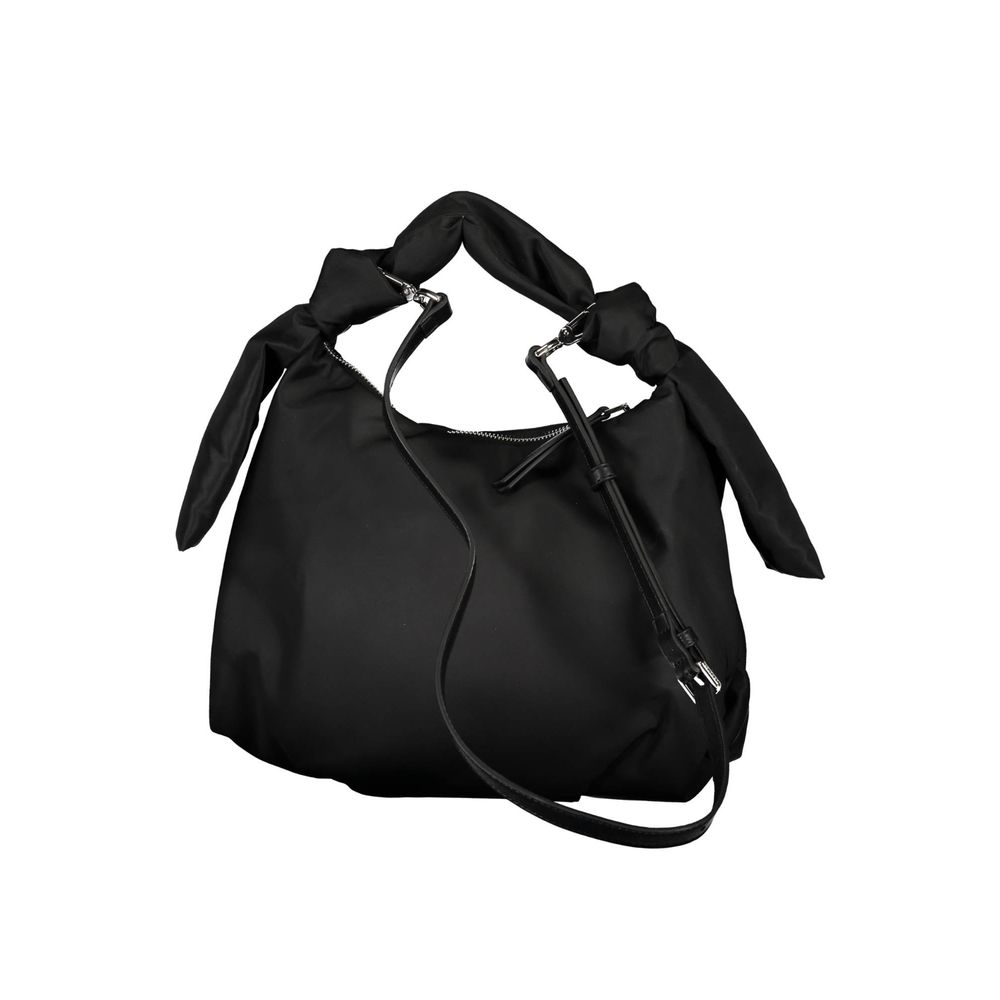 Bolso de mano de poliéster negro de Calvin Klein