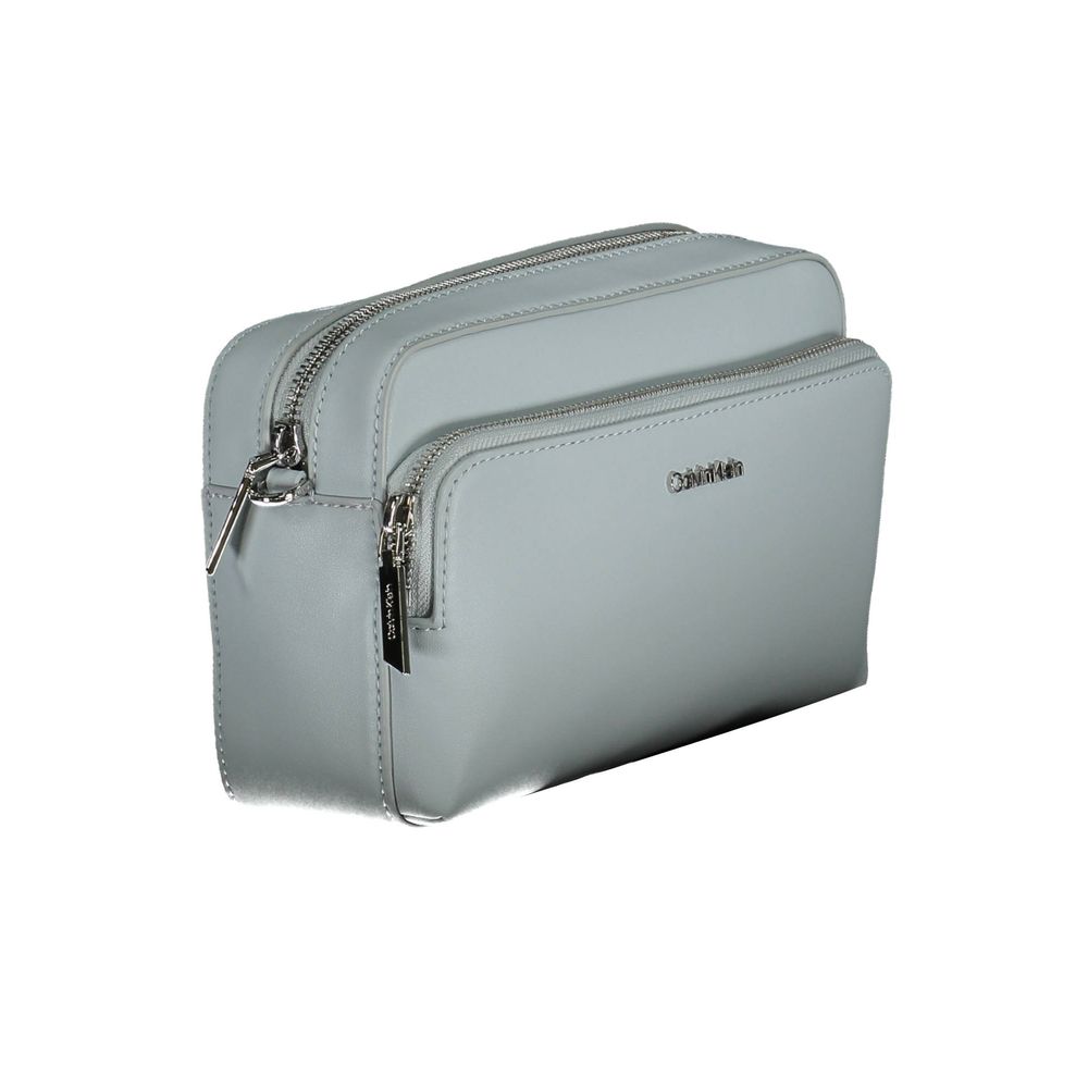Bolso de mano de poliéster azul de Calvin Klein
