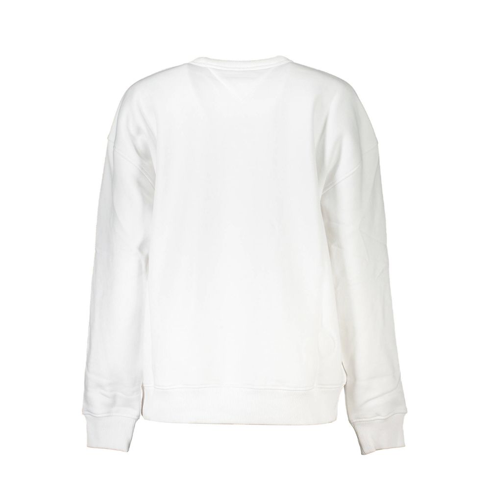 Sudadera de algodón blanca de Tommy Hilfiger