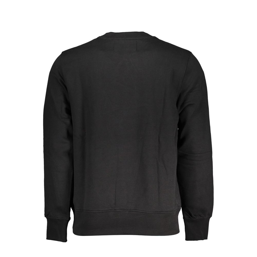 Suéter de algodón negro de Calvin Klein para hombre