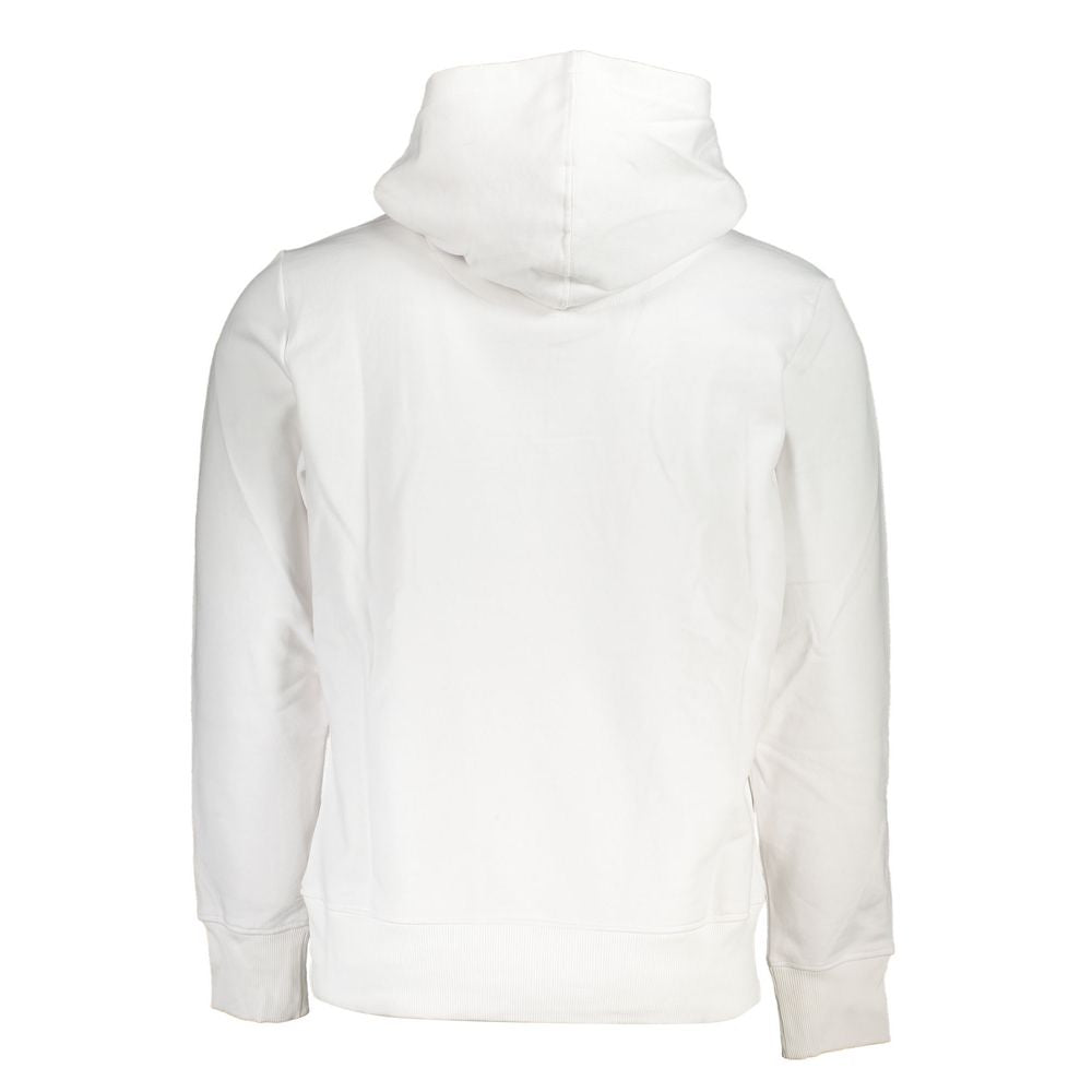 Suéter de algodón blanco con capucha para hombre de Calvin Klein