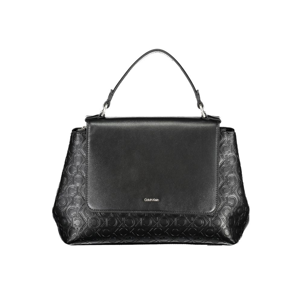 Bolso de mano de poliéster negro de Calvin Klein