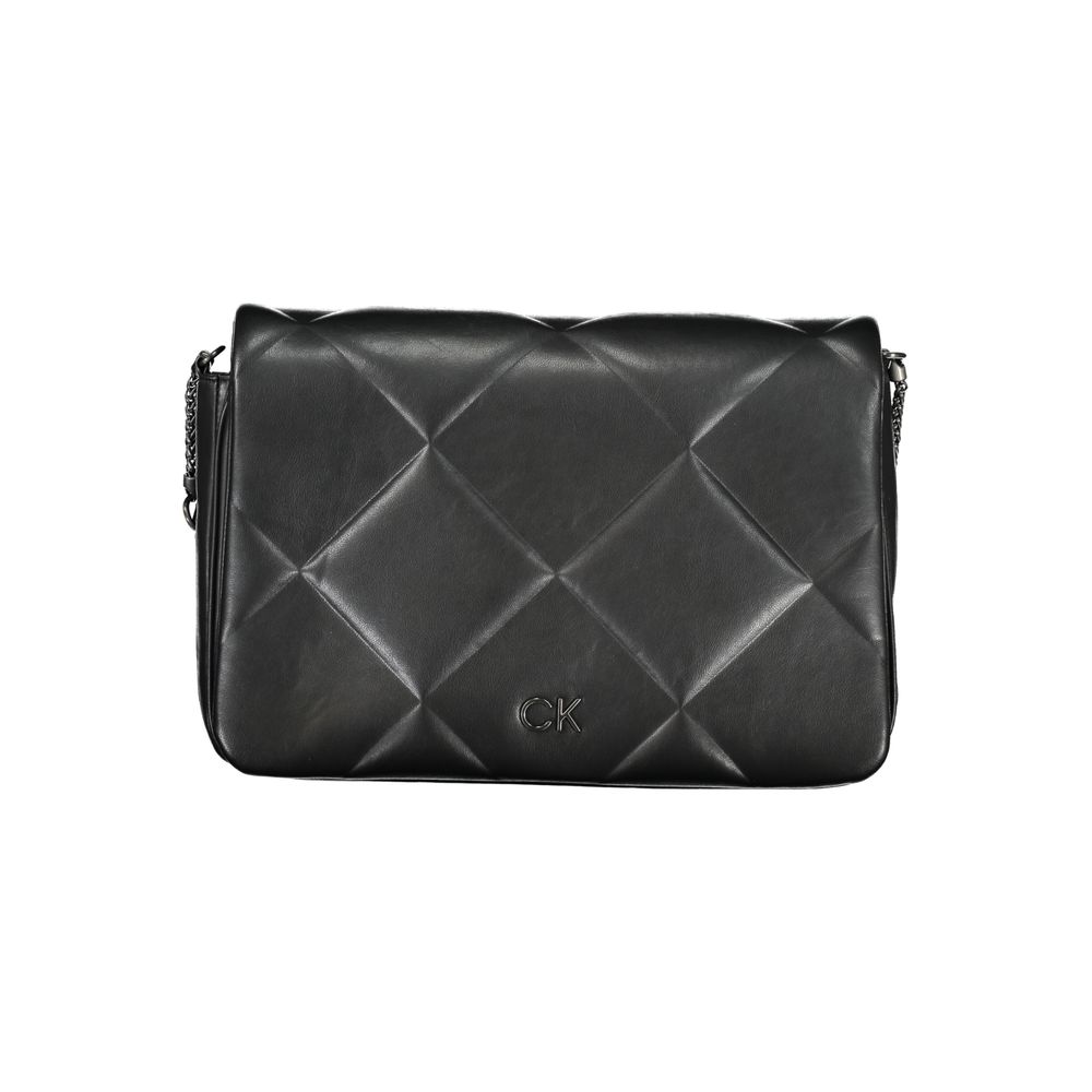 Bolso de mano de poliéster negro de Calvin Klein
