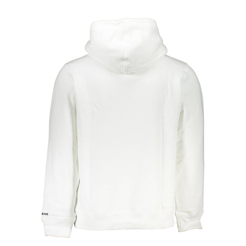 Suéter con capucha de algodón blanco de Calvin Klein para hombre