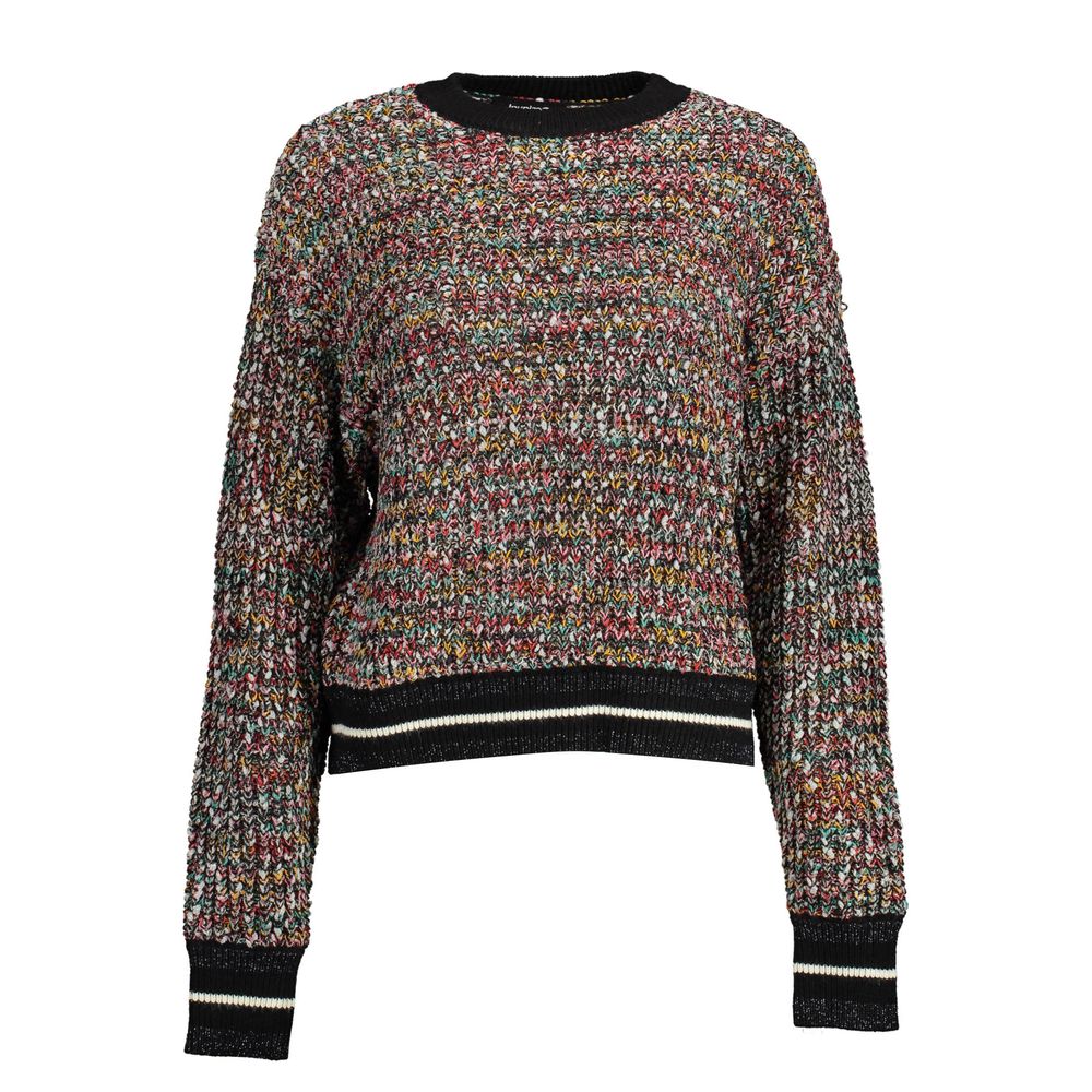 Suéter negro de poliéster Desigual