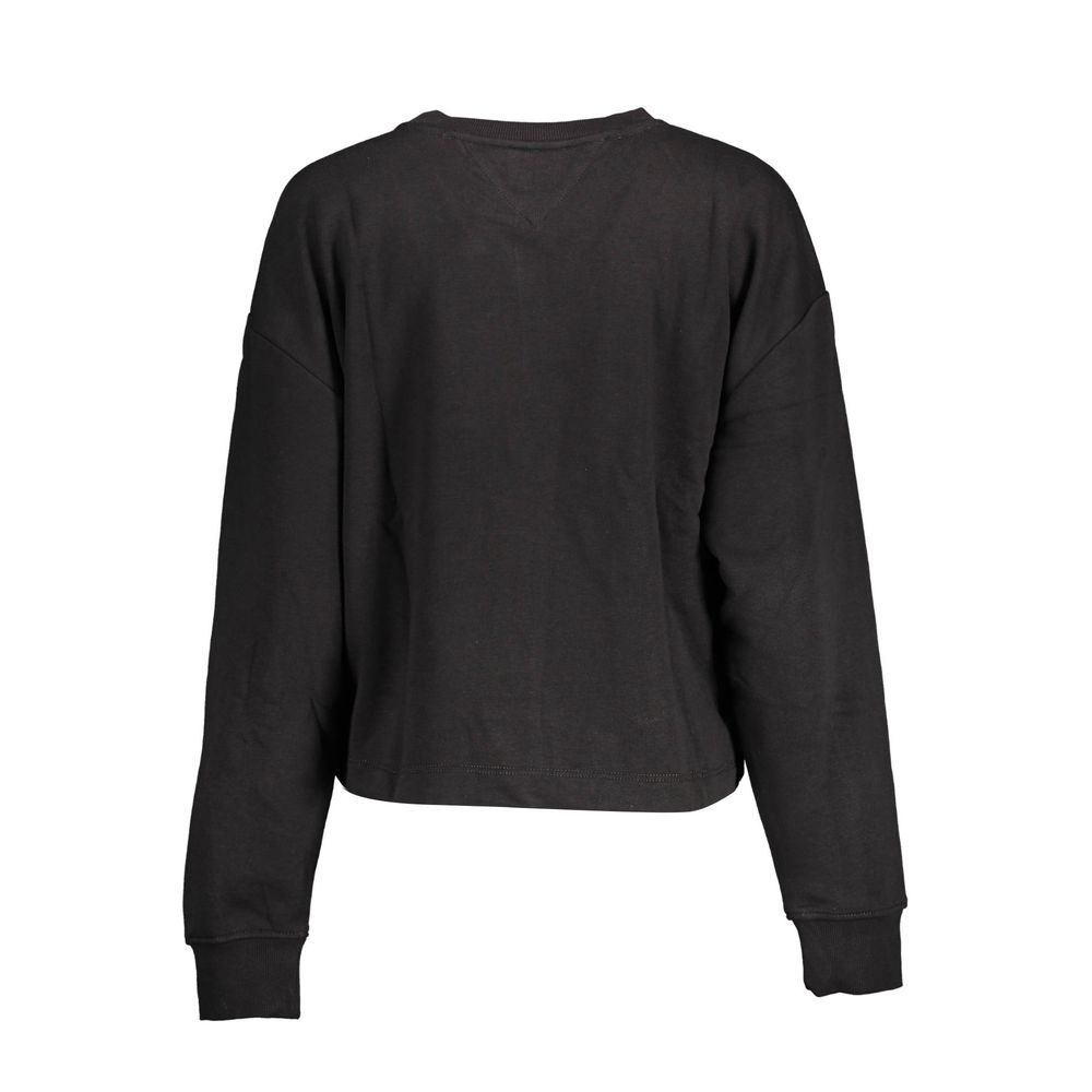 Suéter Tommy Hilfiger de algodón negro para mujer