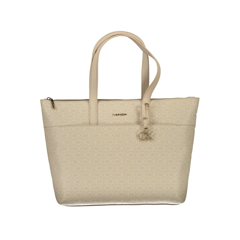 Suéter de viscosa beige para mujer de Desigual