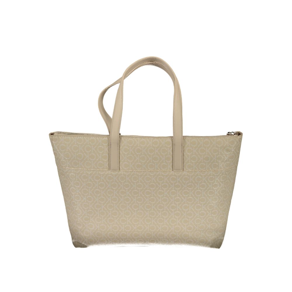 Suéter de viscosa beige para mujer de Desigual