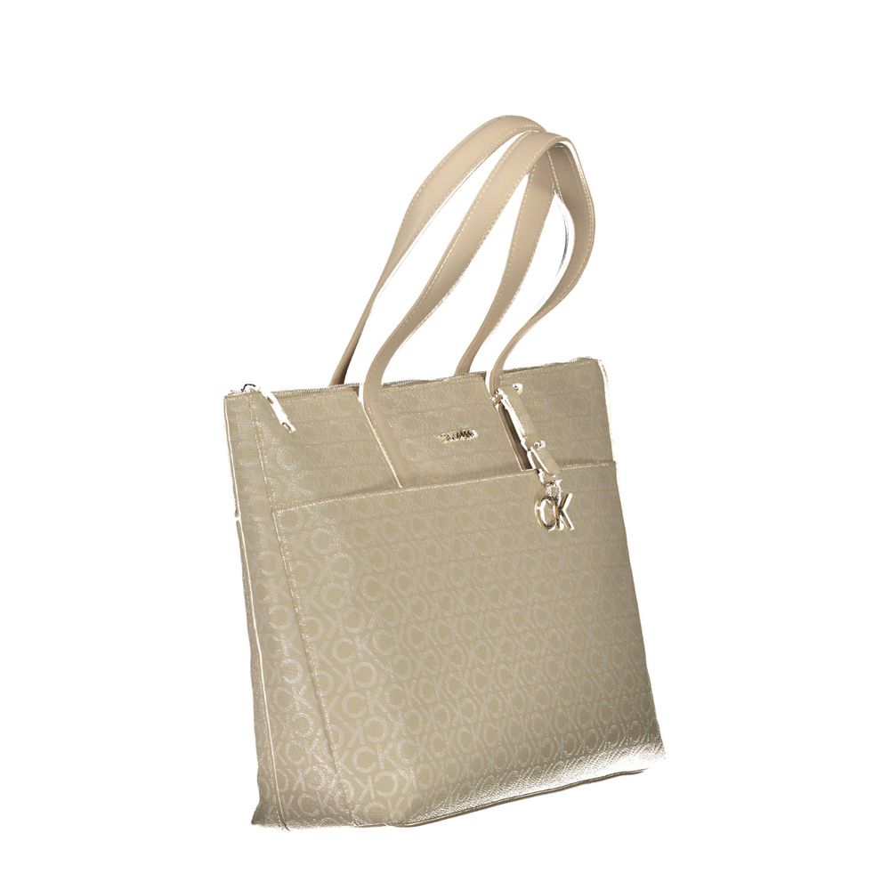 Suéter de viscosa beige para mujer de Desigual