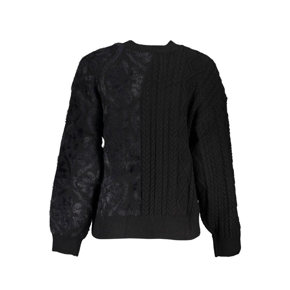 Suéter de algodón negro Desigual