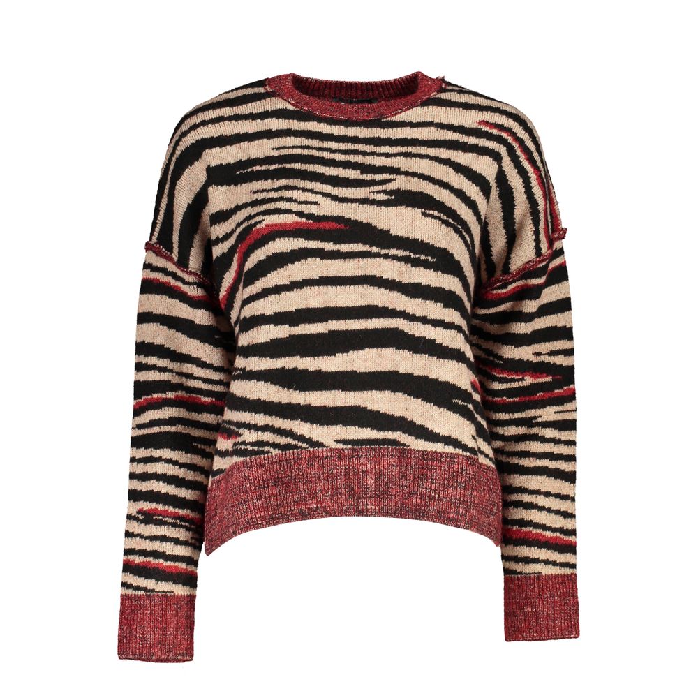 Suéter de tela roja Desigual