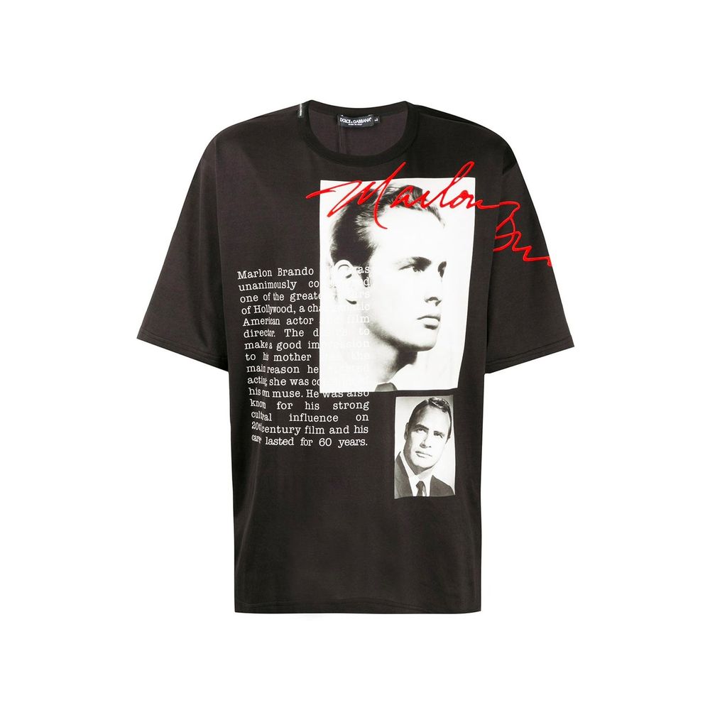 Camiseta de algodón Dolce &amp; Gabbana