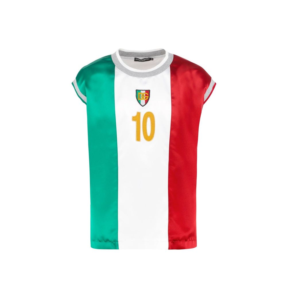 Camiseta de satén Dolce &amp; Gabbana