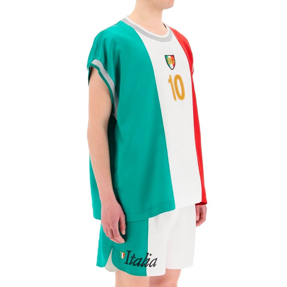 Camiseta de satén Dolce &amp; Gabbana