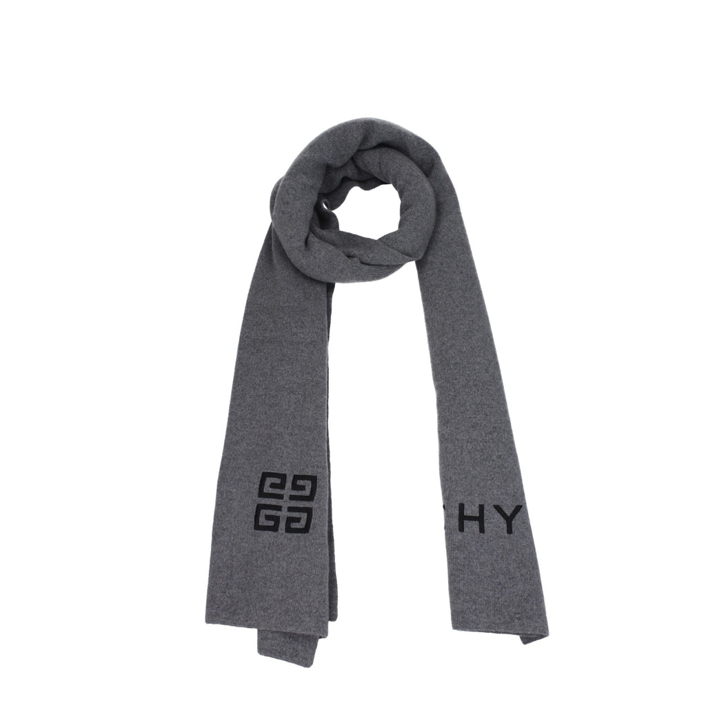 Givenchy Gray Wool Scarf