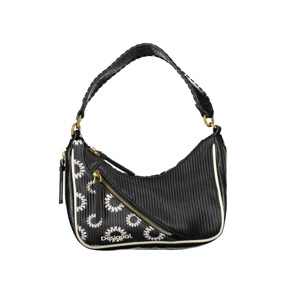 Bolso de mano Desigual de polietileno negro