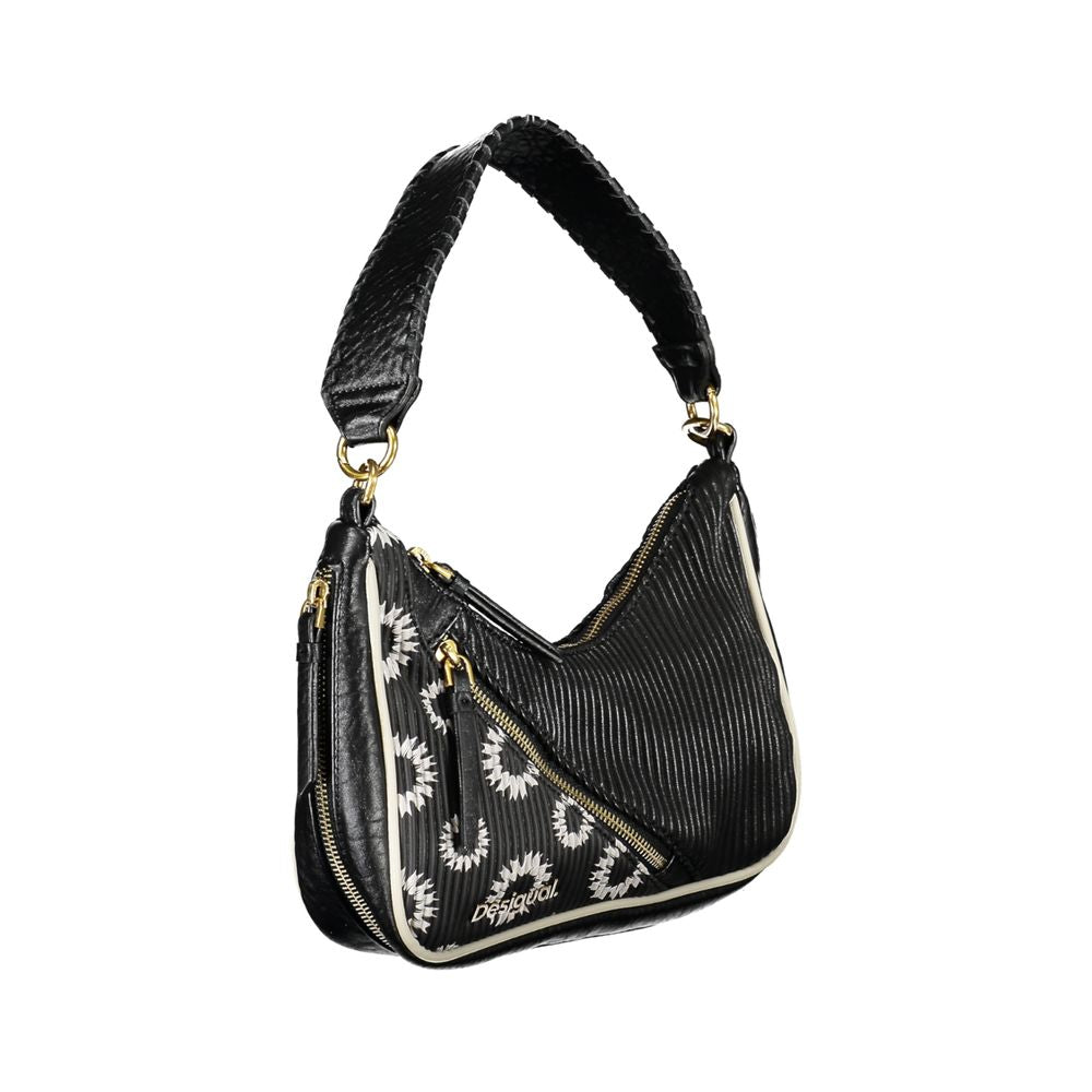 Bolso de mano Desigual de polietileno negro