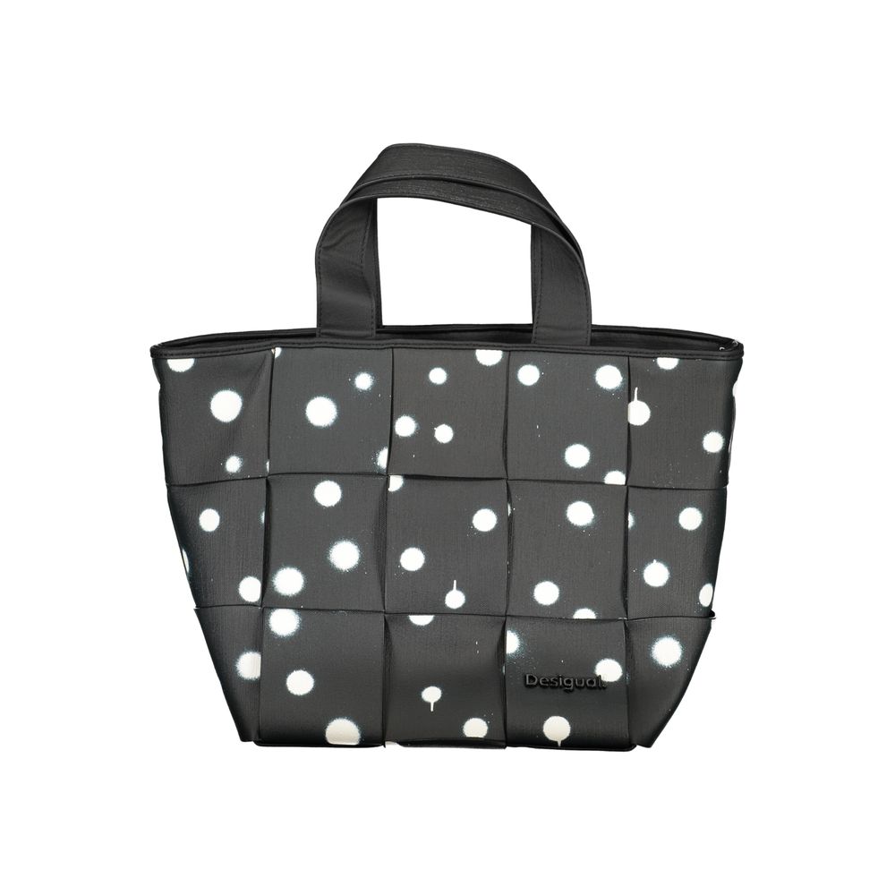 Bolso de mano Desigual de polietileno negro