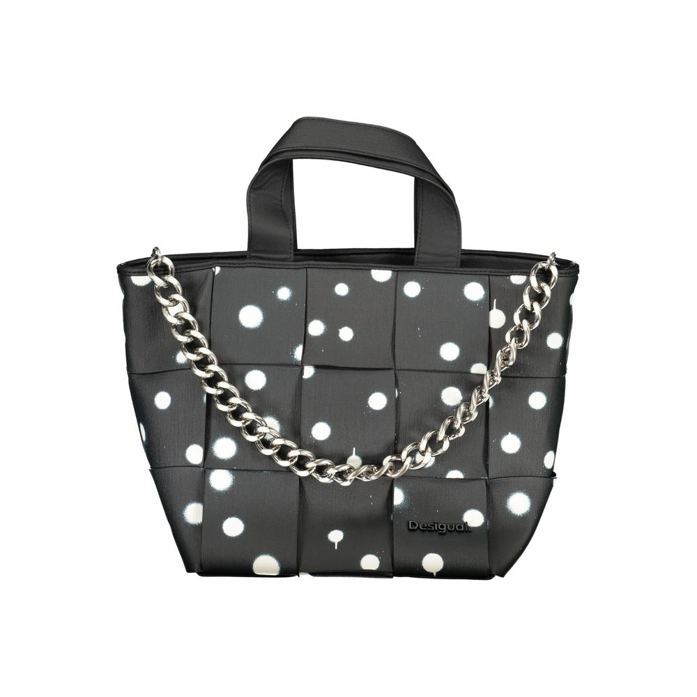 Bolso de mano Desigual de polietileno negro