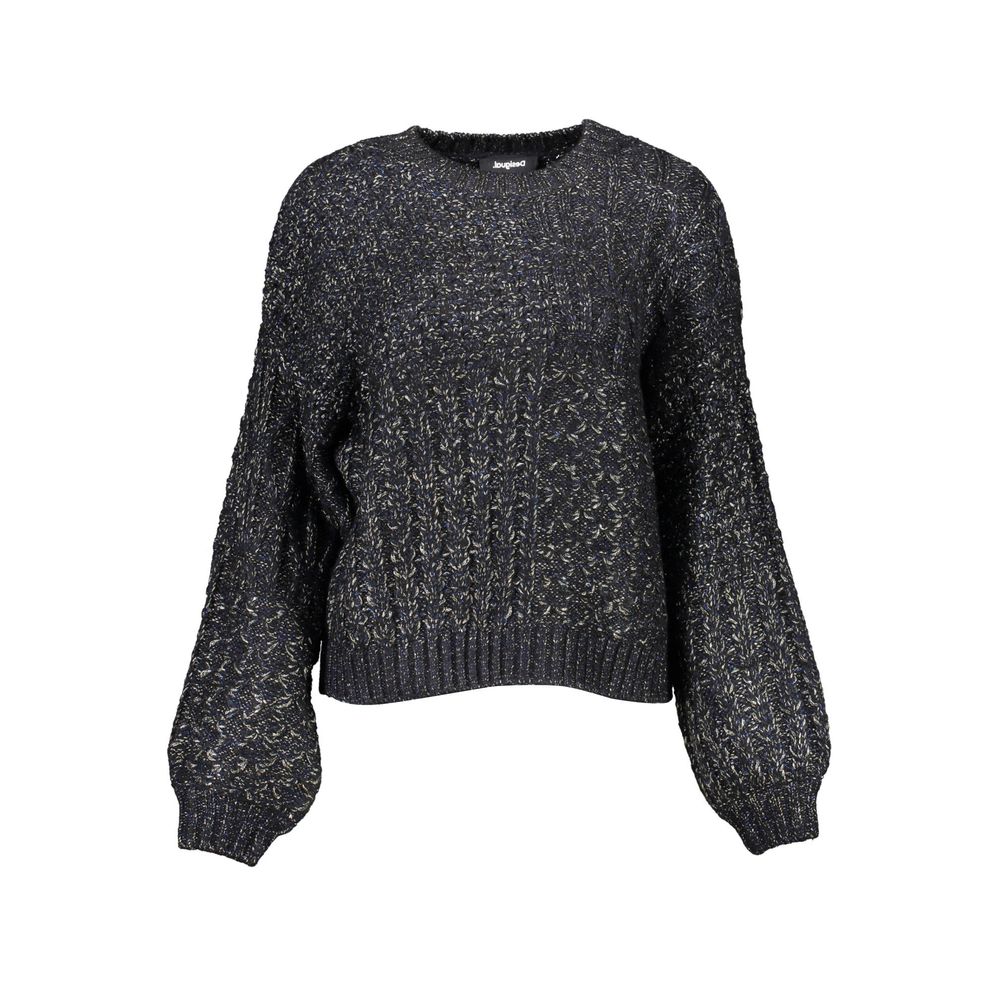 Suéter negro de poliéster Desigual