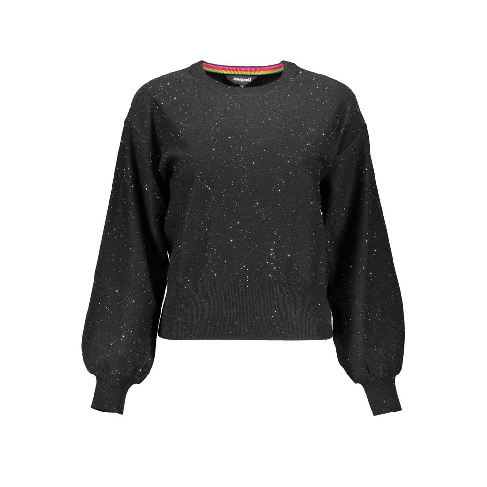 Suéter negro de poliéster Desigual