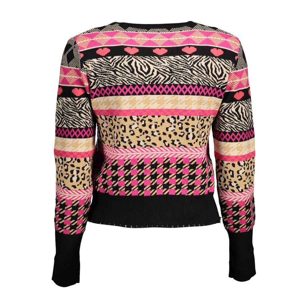 Suéter negro de poliéster Desigual
