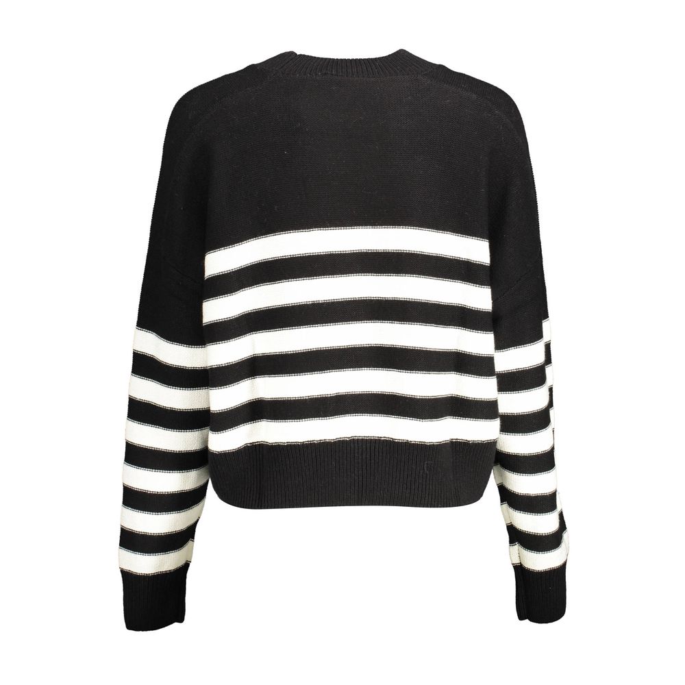 Suéter de algodón negro Desigual