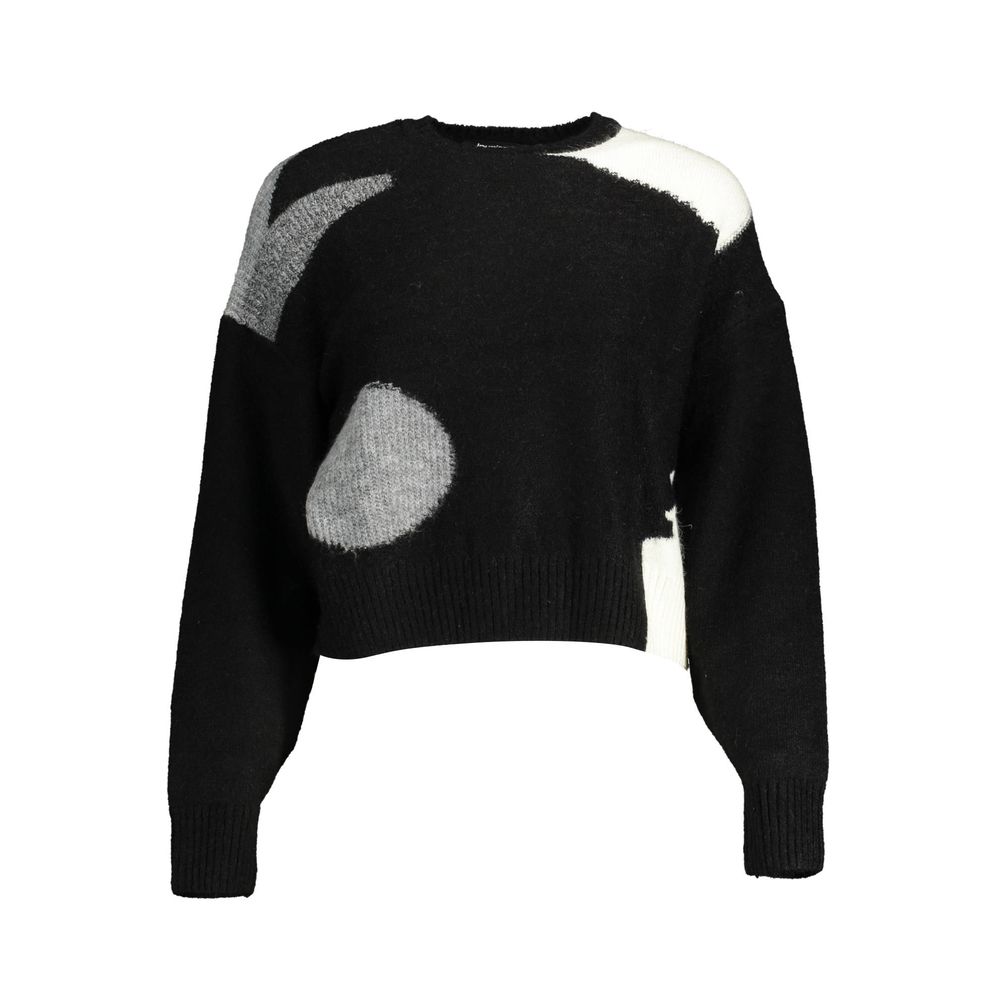 Suéter negro de poliéster Desigual
