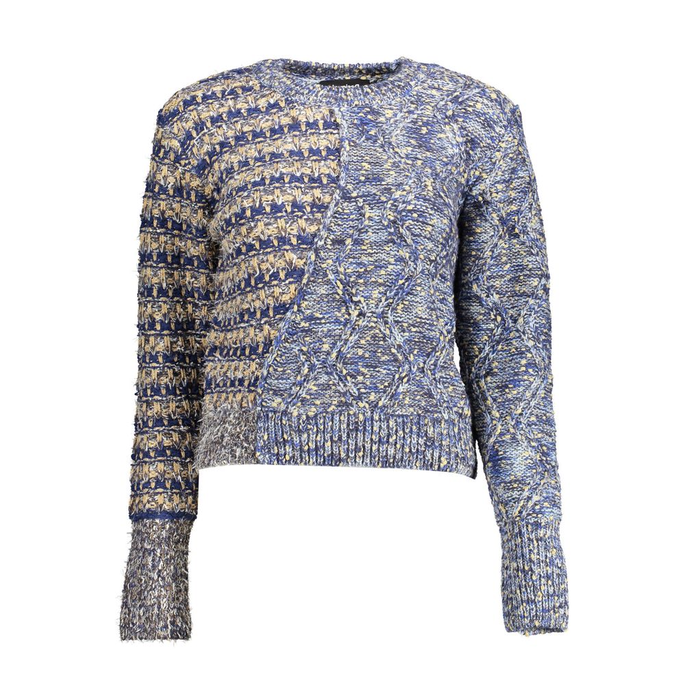 Suéter azul de poliéster Desigual