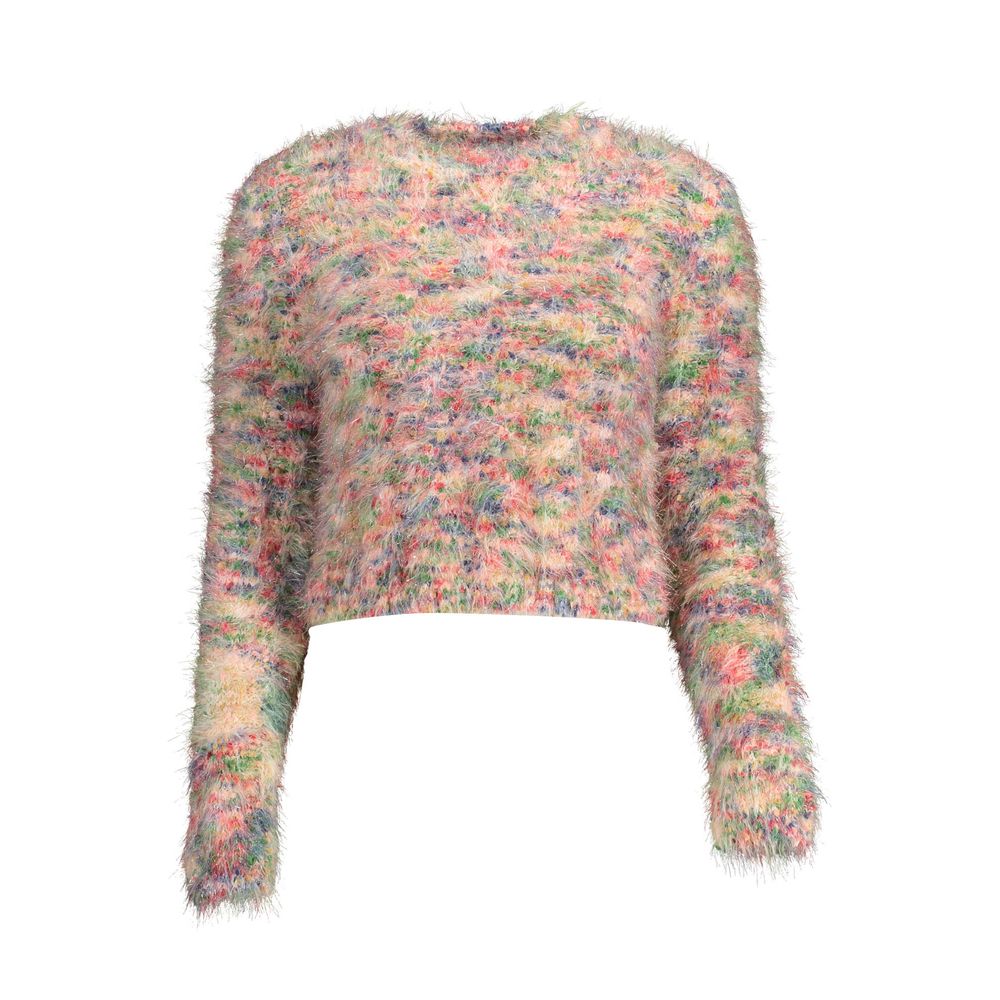 Suéter de algodón rosa Desigual