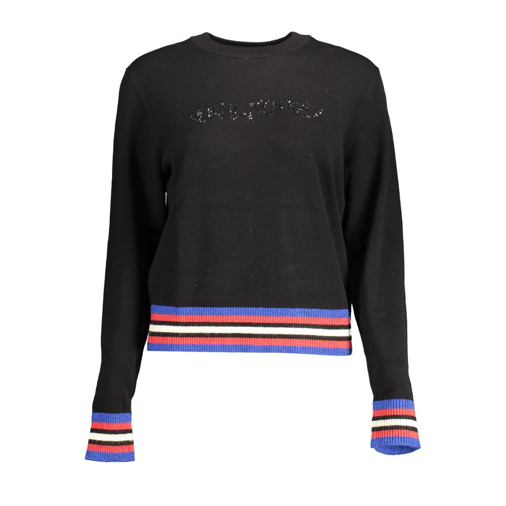 Suéter negro de poliéster Desigual