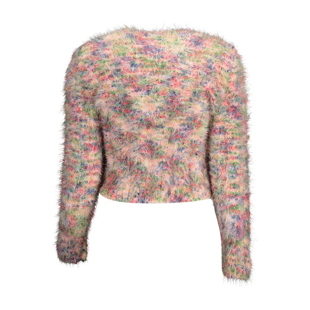 Suéter de algodón rosa Desigual