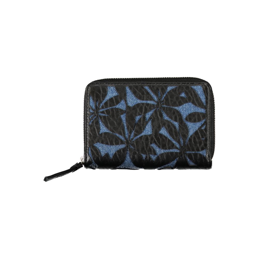 Cartera de polietileno negra Desigual