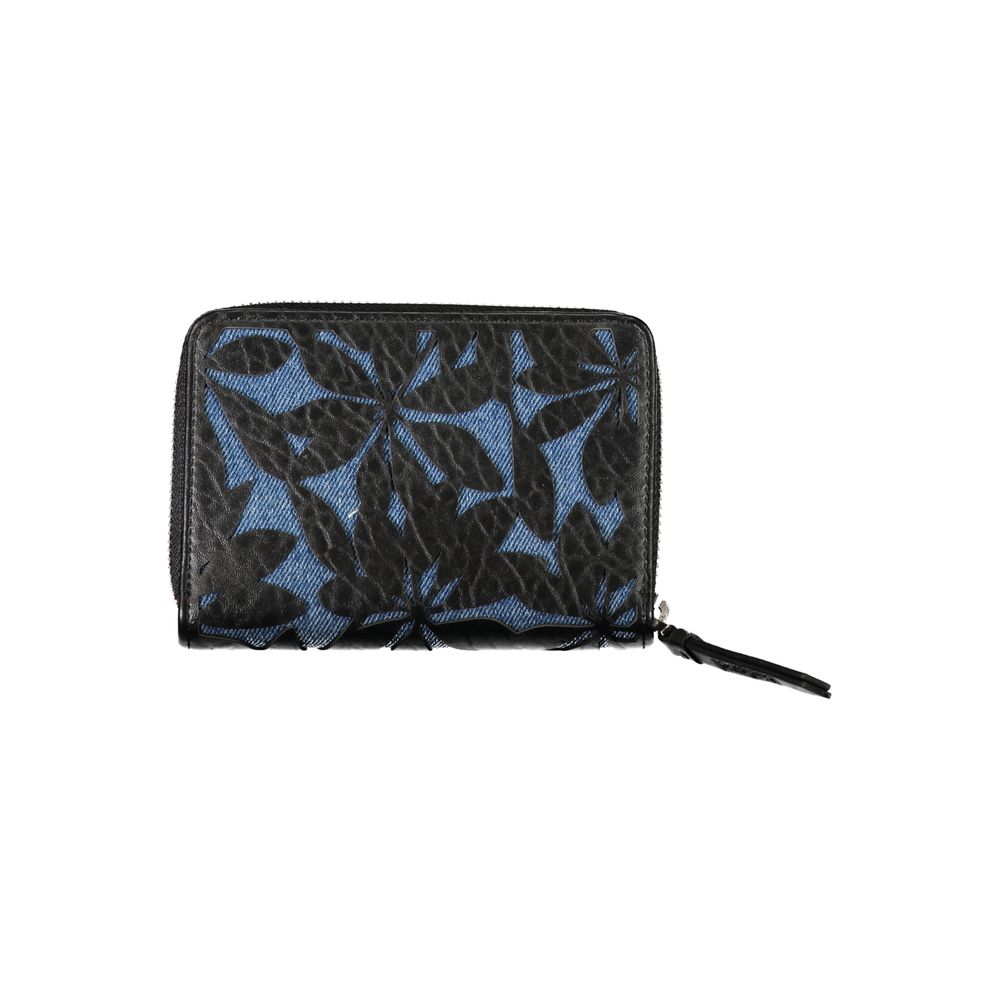 Cartera de polietileno negra Desigual