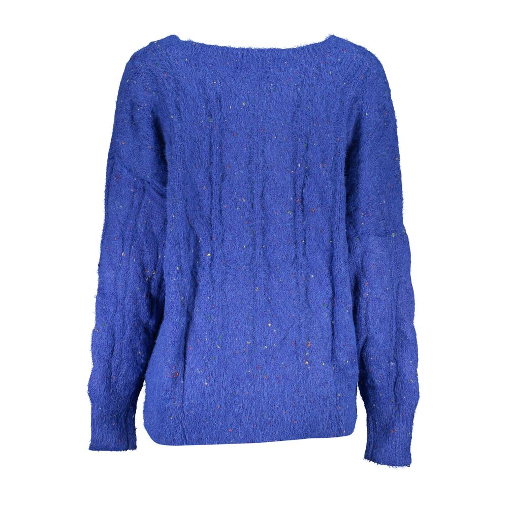Suéter azul de poliéster Desigual