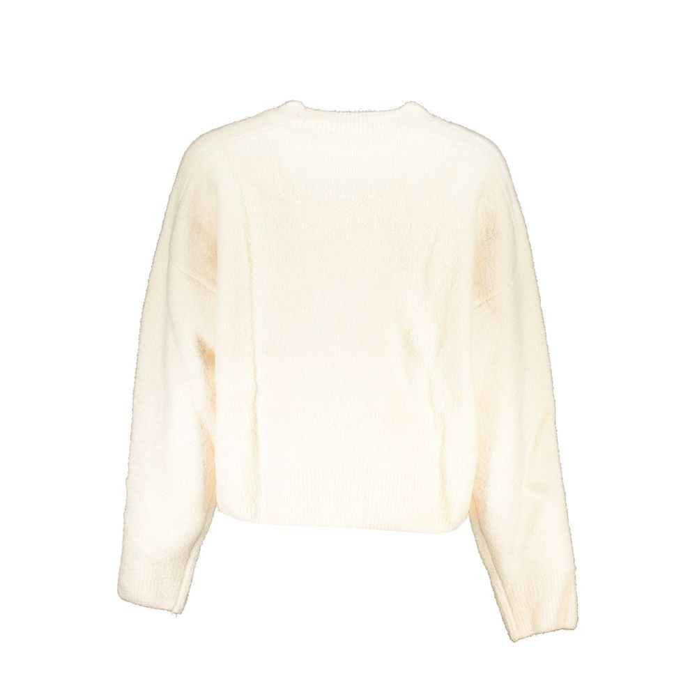 Suéter de tela blanca Desigual