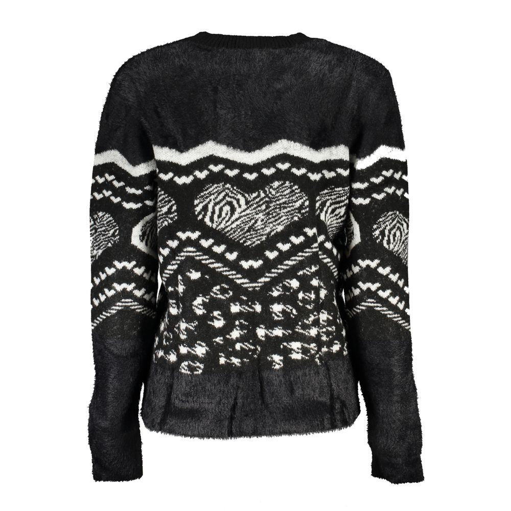 Suéter negro de poliéster Desigual