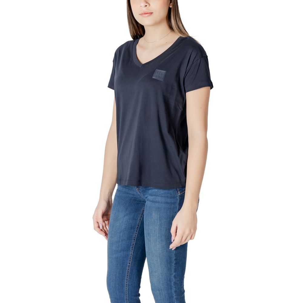 Armani Exchange Blue Cotton T-Shirt