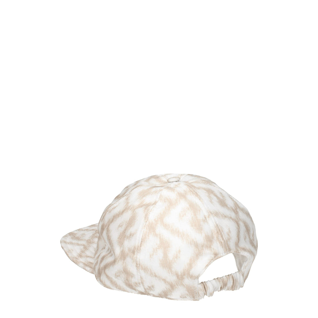 Fendi Beige Silk Cap (Baseball Hat)
