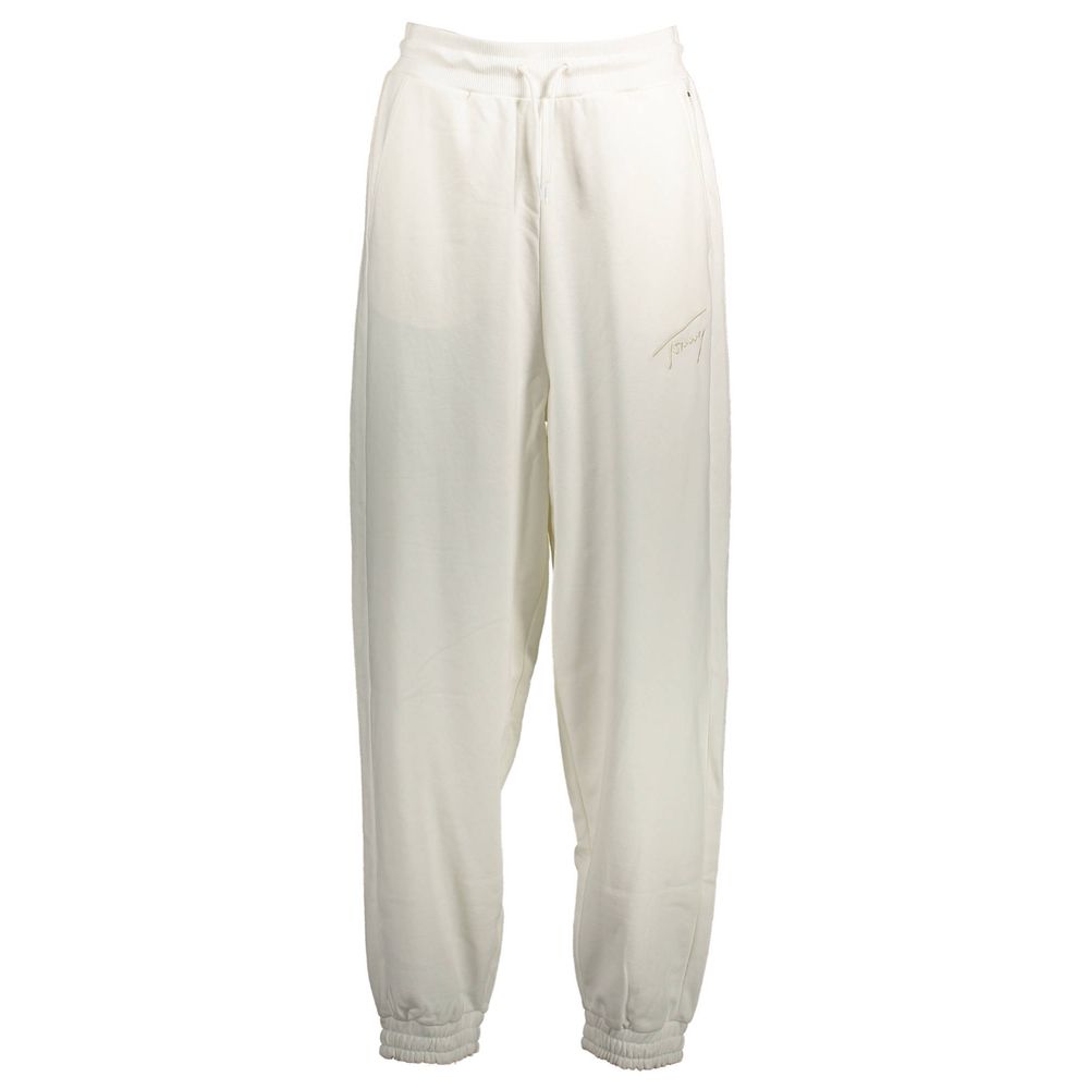Tommy Hilfiger White Cotton Women's Sweatpant
